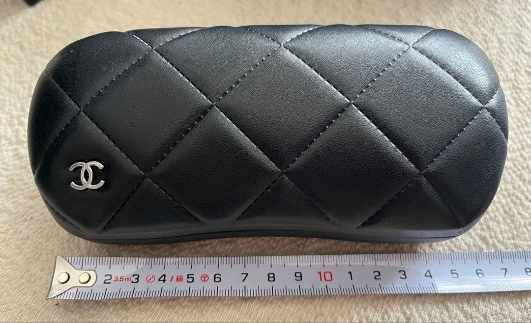 CHANEL ブラック メガネケース