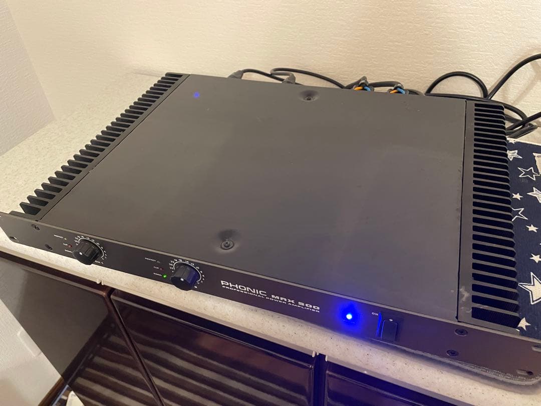 PHONIC MAX 500 パワーアンプ 動作品