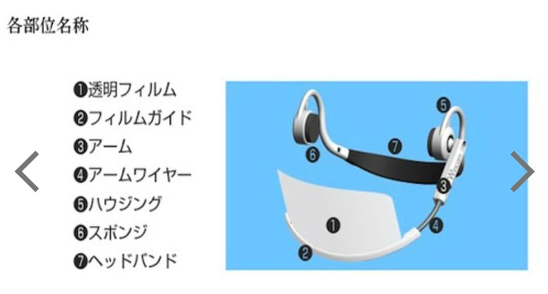 【マスク】マウスシールド飛沫対策