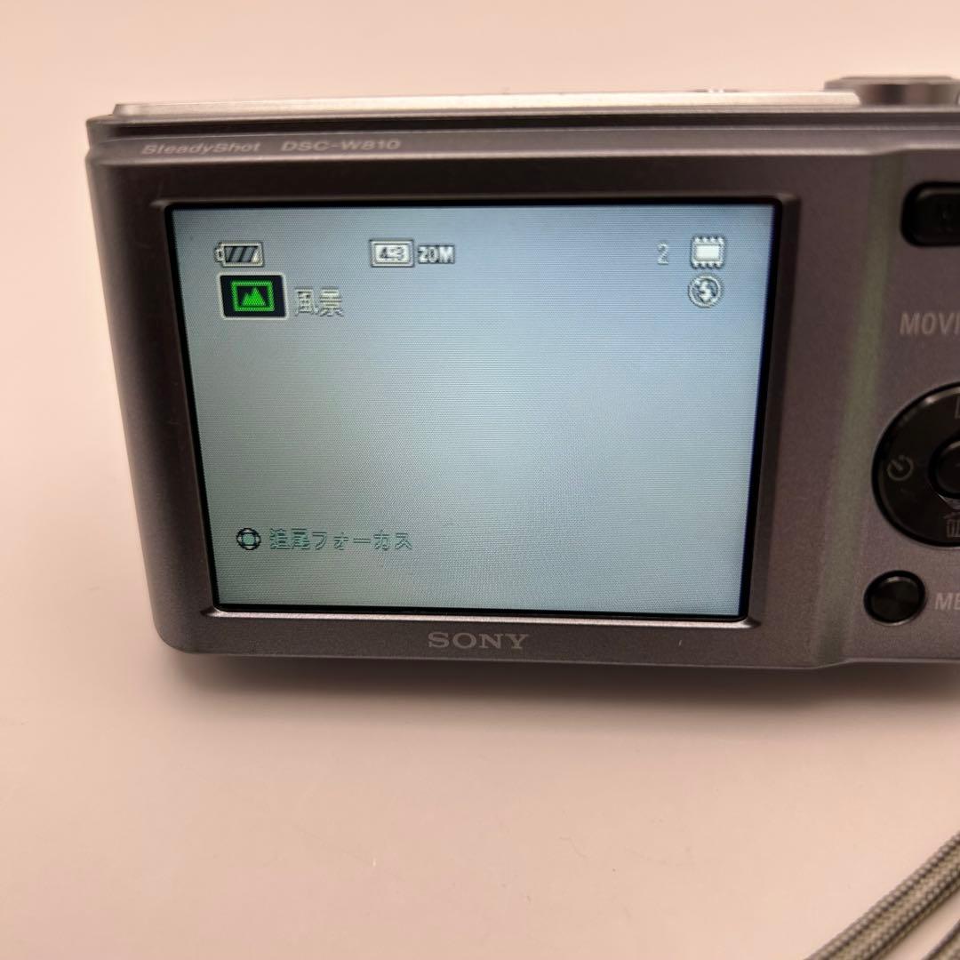 SONY デジタルカメラ　Cyber-shot DSC-W810 シルバー