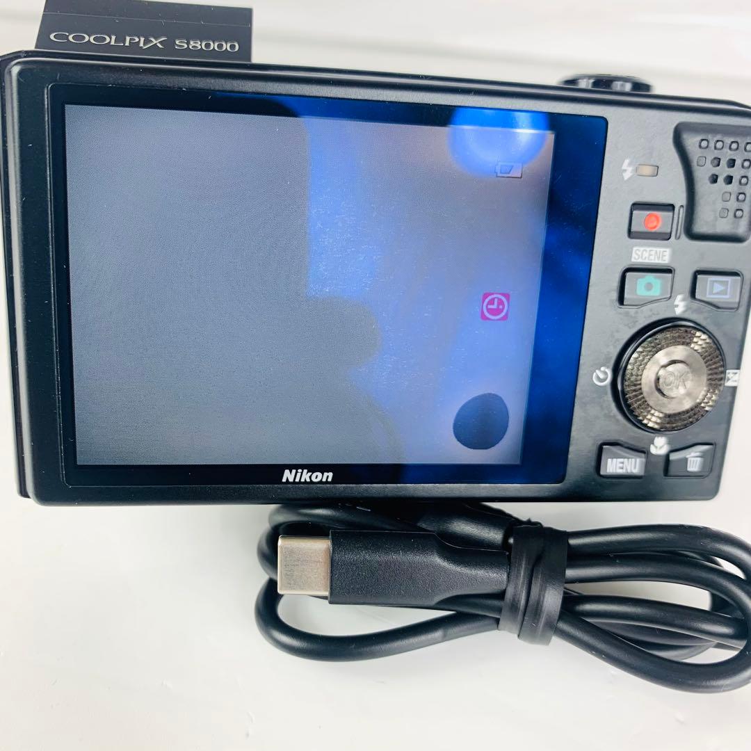 Nikon COOLPIX S8000 ブラック 充電器付 動作確認済