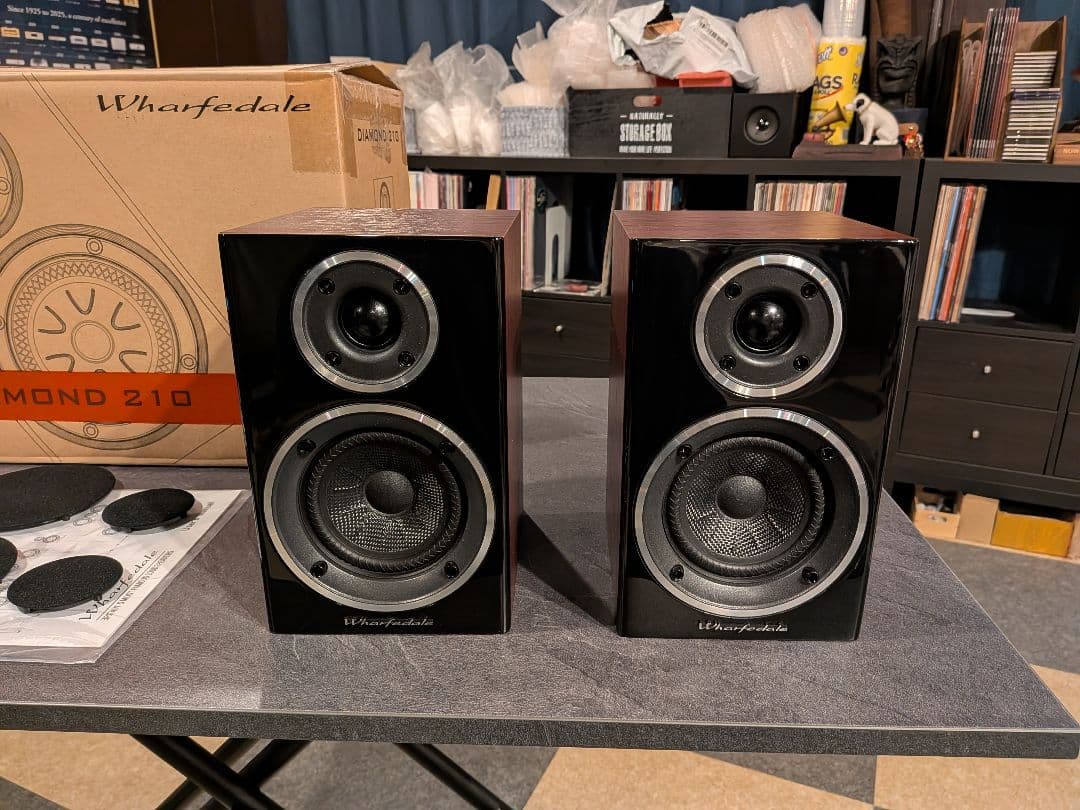 美品 Wharfedale diamond 210 スピーカー ワーフデール
