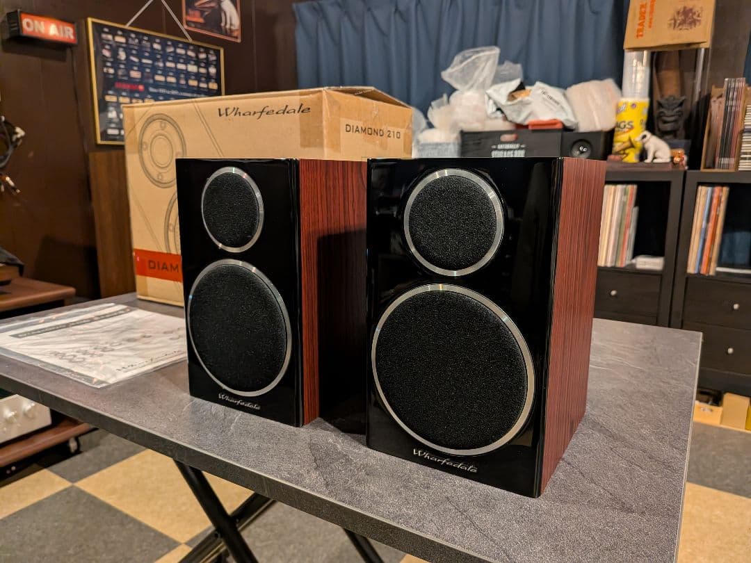 美品 Wharfedale diamond 210 スピーカー ワーフデール