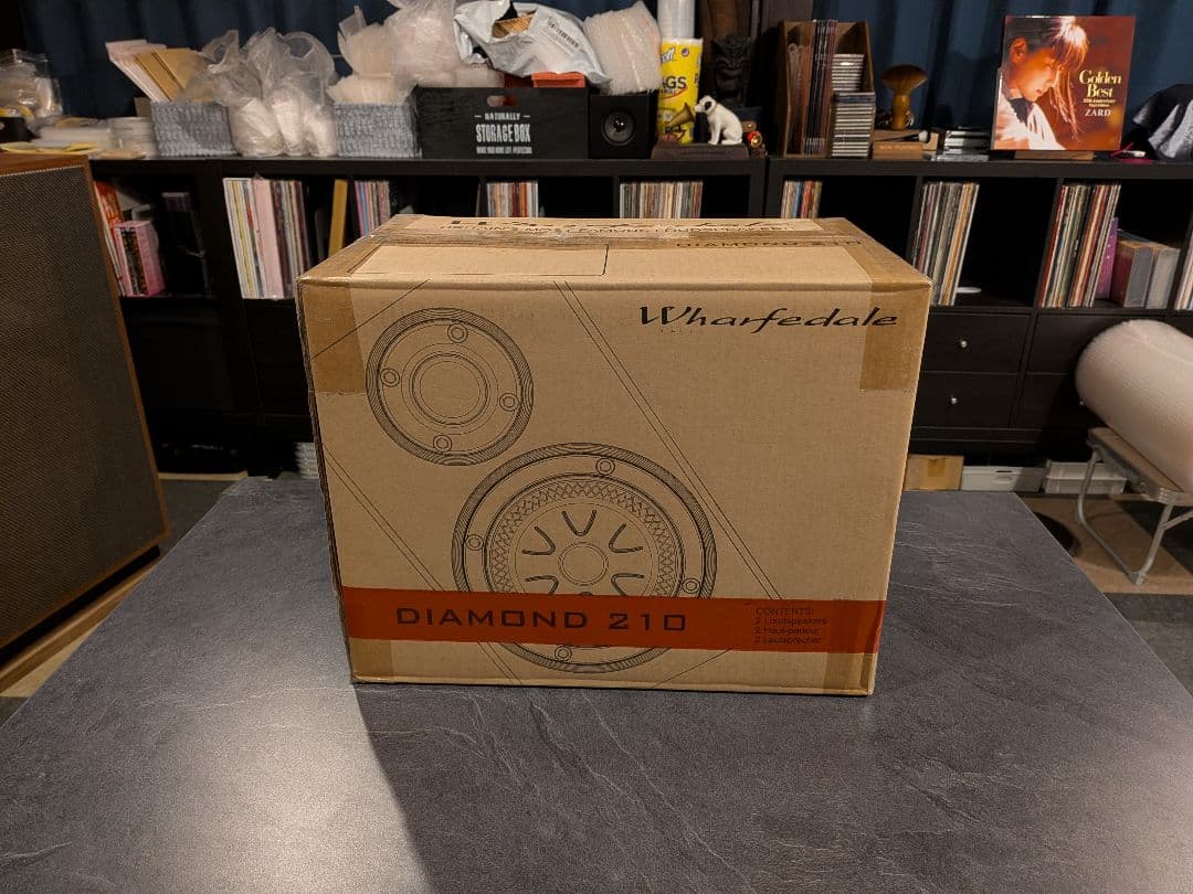 美品 Wharfedale diamond 210 スピーカー ワーフデール