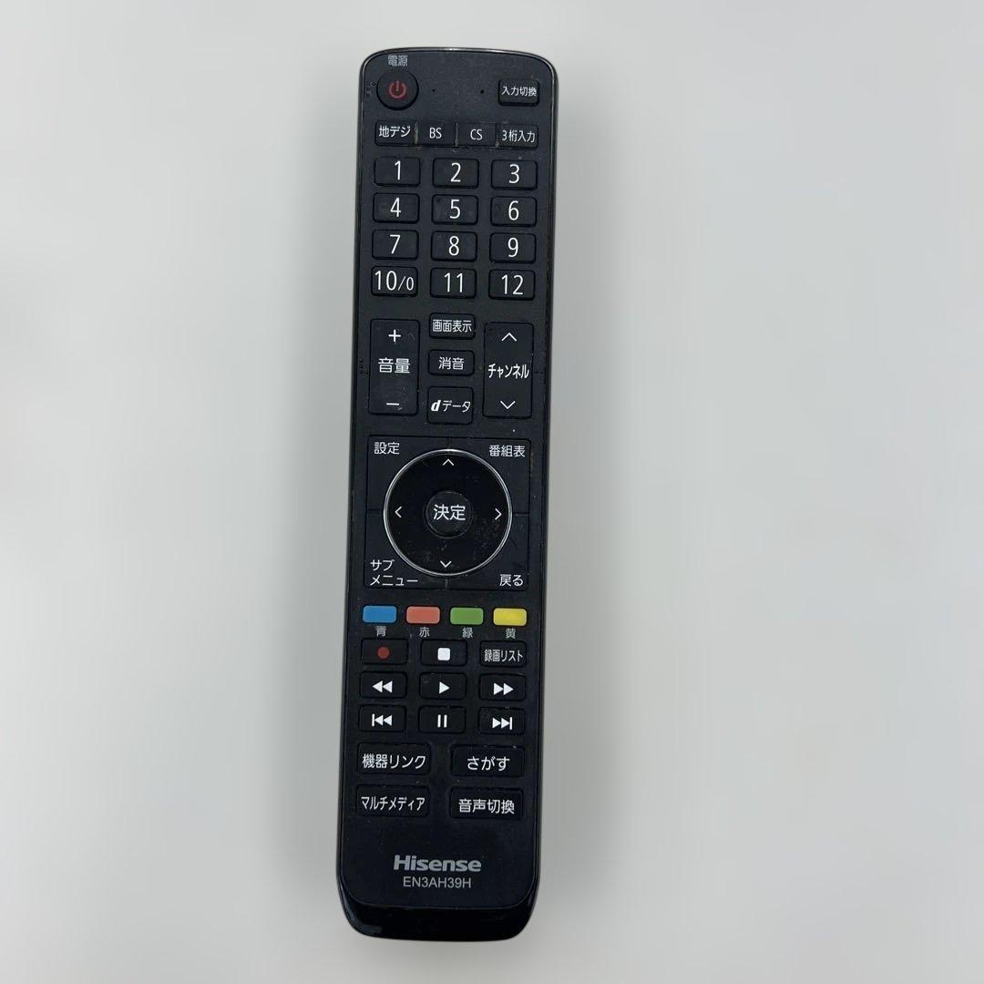 Hisense 55型液晶テレビ 55F60E 2019年製 リモコン付