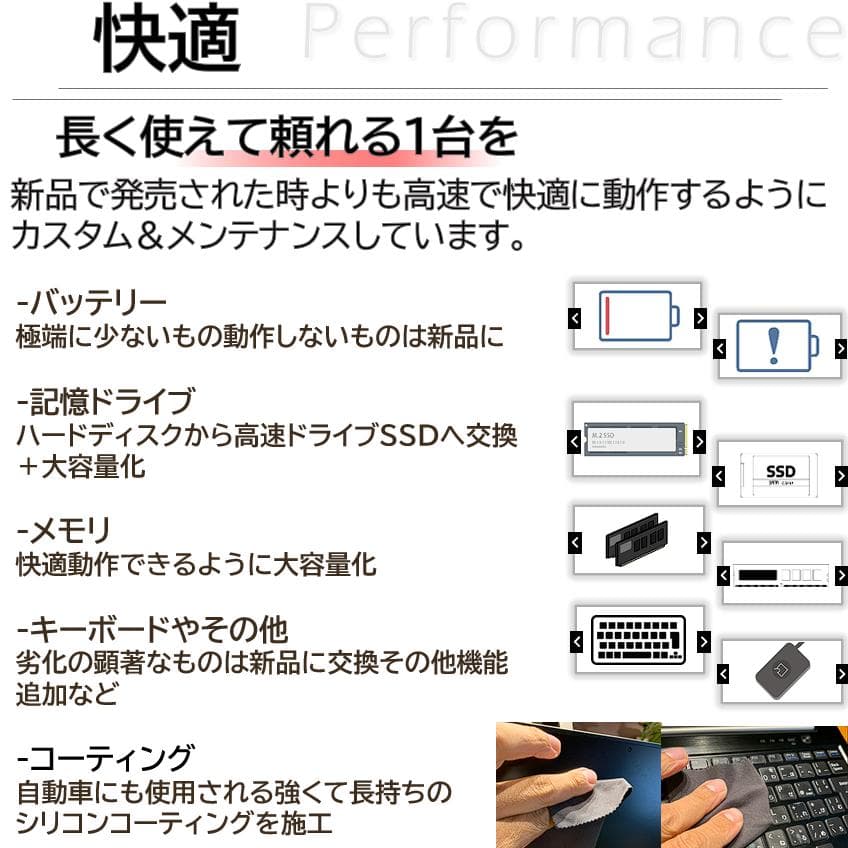【美品＆熱問題対策整備】バッテリー6時間以上オフィス付きVAIO SX14
