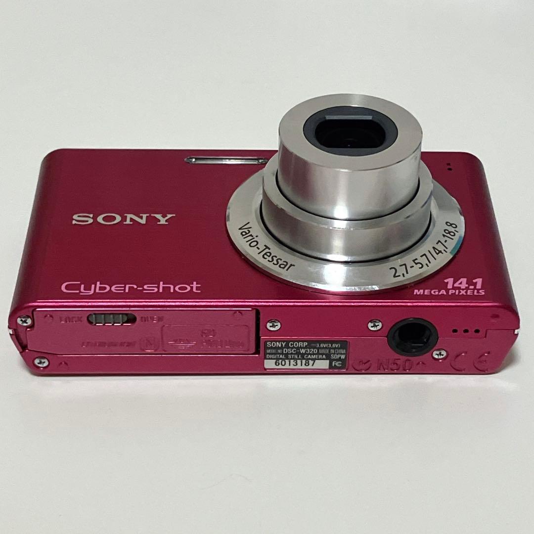 【動作確認済】 Cyber-shot DSC-W320 ピンク