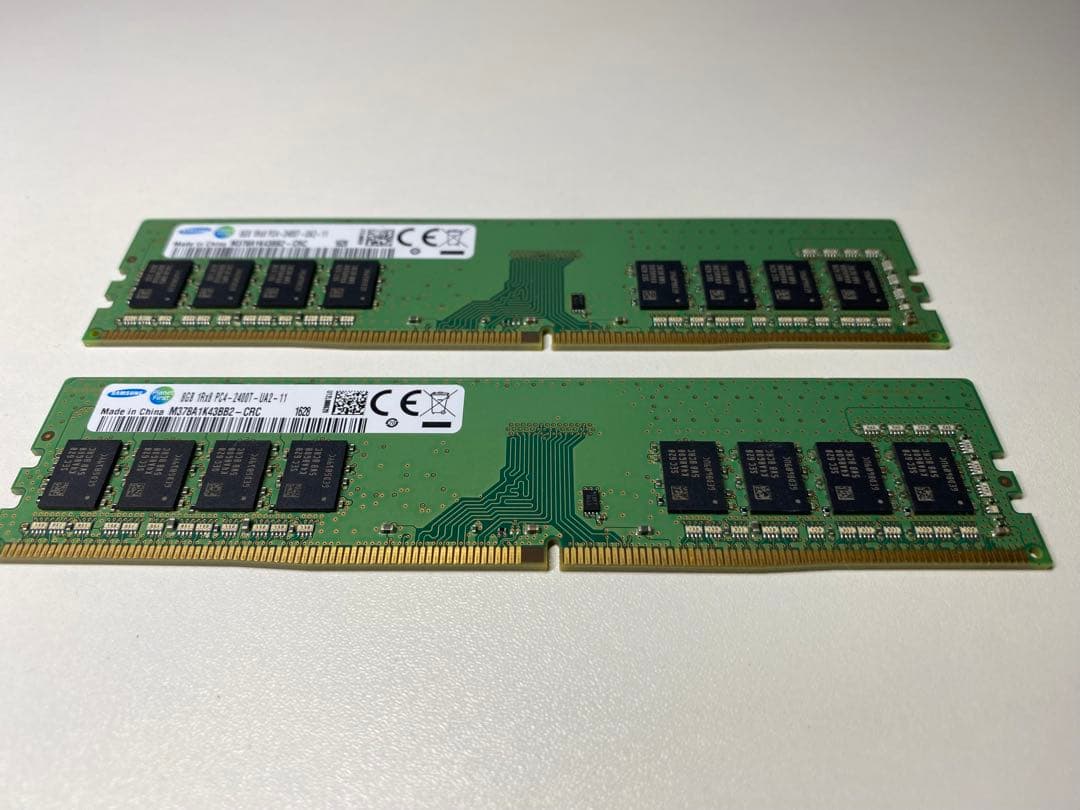 SAMSUNG DDR4 8GB 2400MHz 2枚(16GB)