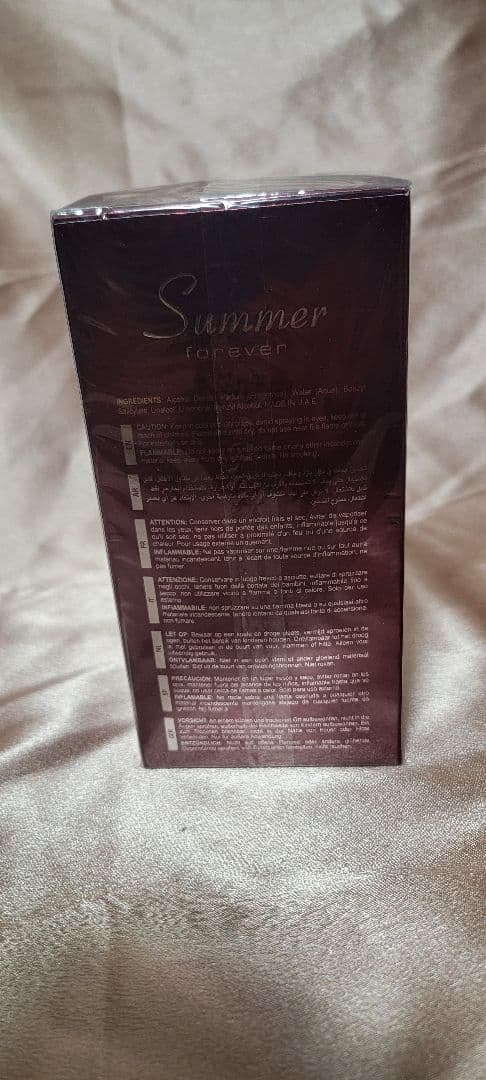Summer forever 香水 グリッター仕上げ