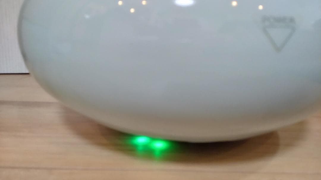 希少　美品±0プラスマイナスゼロ　スチームファン式加湿器　ライトブルー