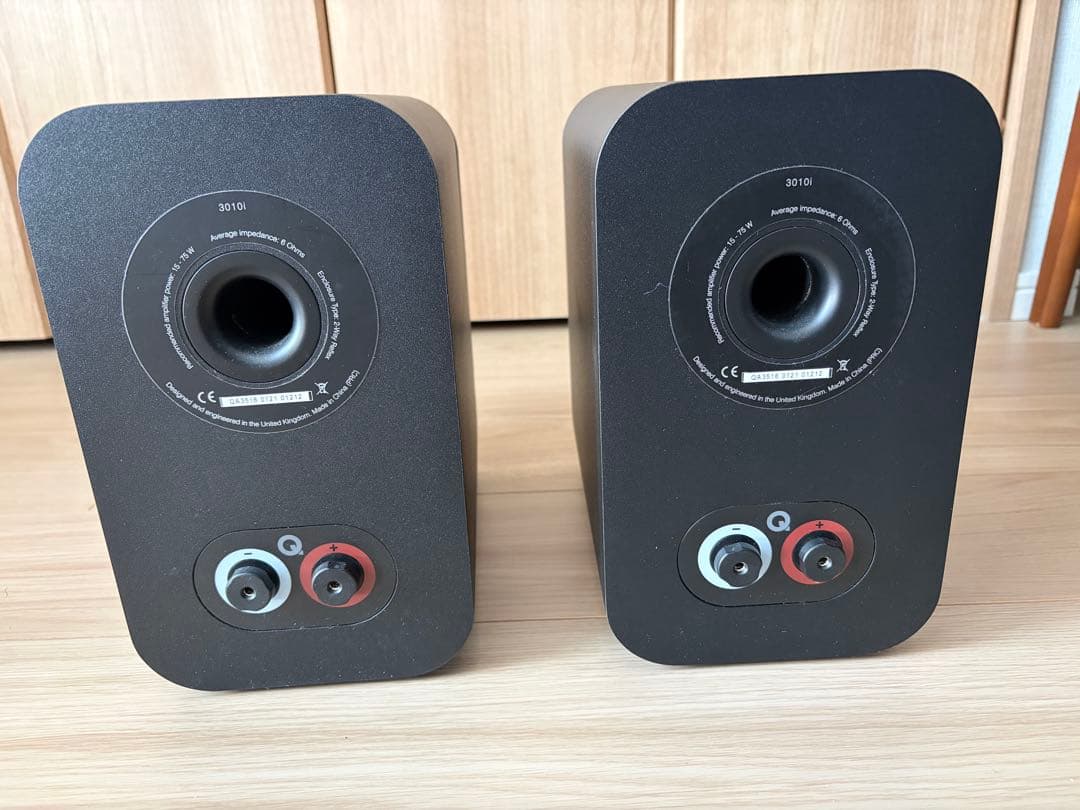 Q acoustics 3010i スピーカー 黒 ブラック