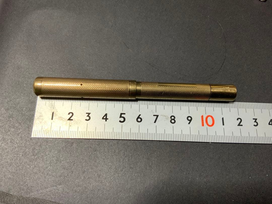 9金無垢Vintage Onoto 万年筆　14KのFペン先　クリスマス特価