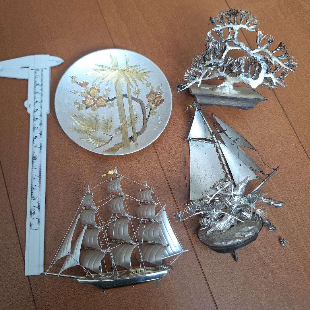 S*）様 銀製　工芸品　まとめ 300g　SILVER 潰し　シルバー　鋳つぶし
