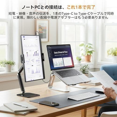 【月初特価】【卓上スタンド付き】モバイルモニター 15.6インチ 薄型軽量
