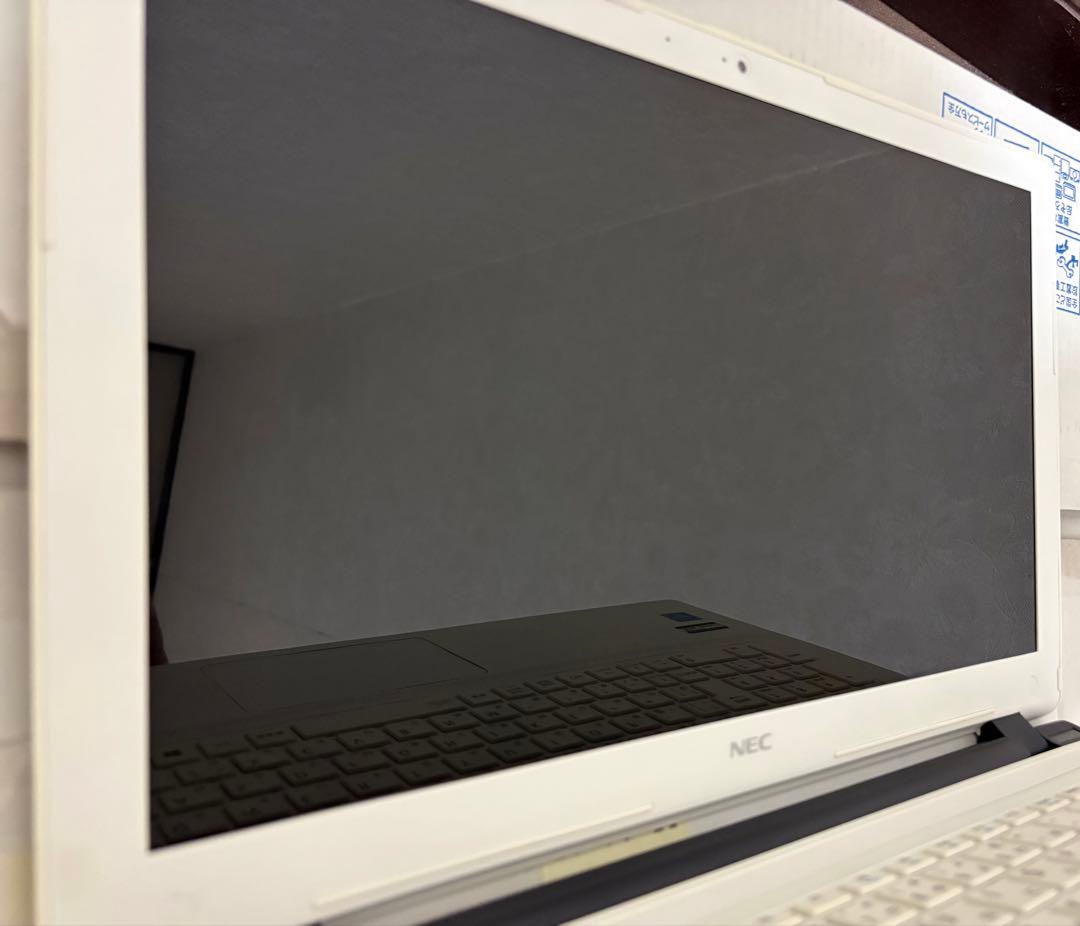 NEC LAVIE ホワイト ノートPC 本体 ACアダプター