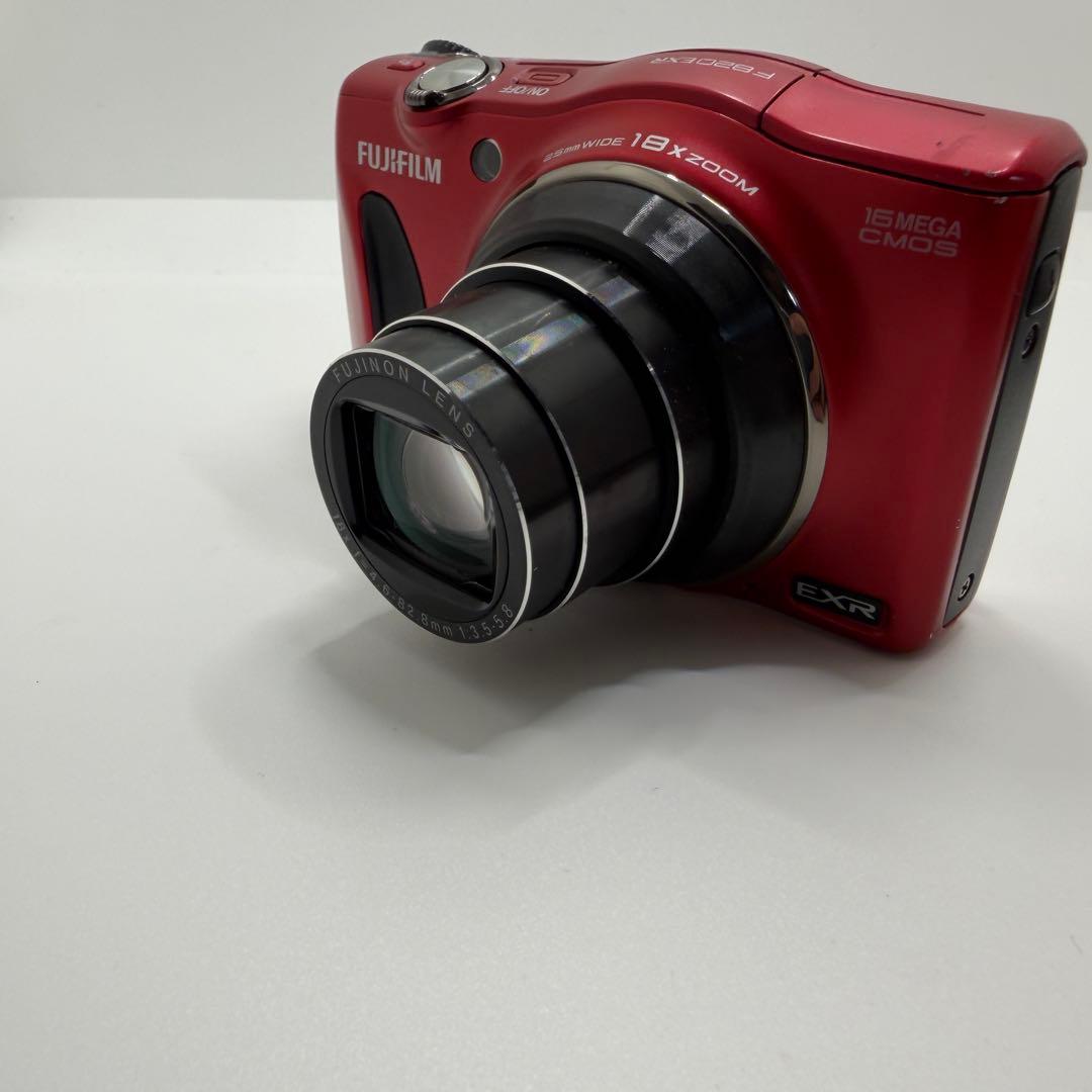 【動作品】FUJIFILM デジカメ F820 EXR 赤 コンデジ
