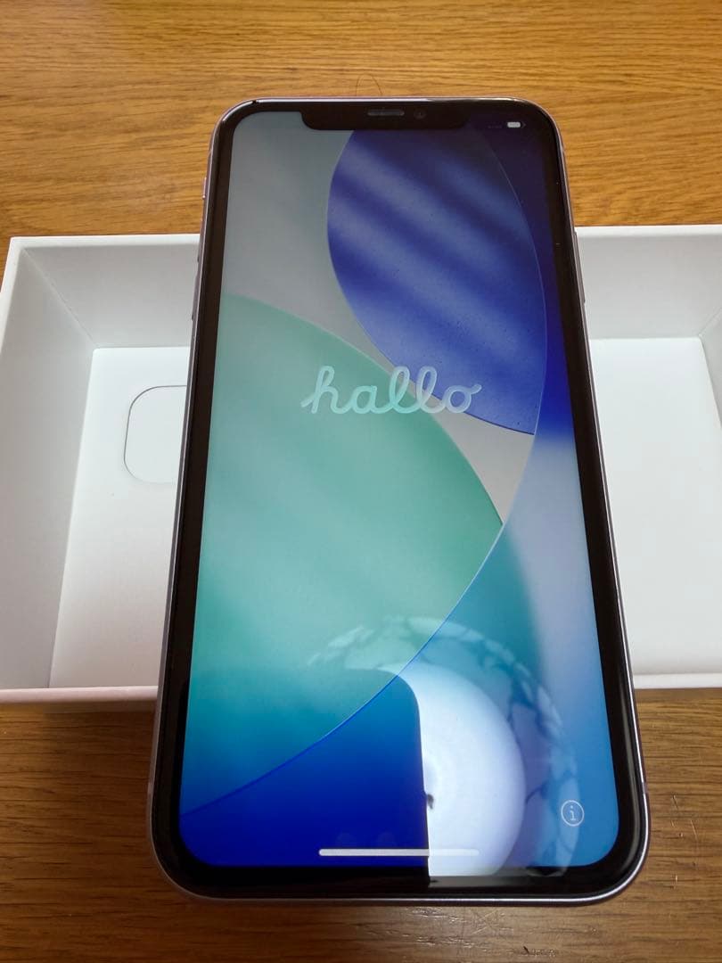 iPhone 11 128GB パープル SIMフリー バッテリー89%