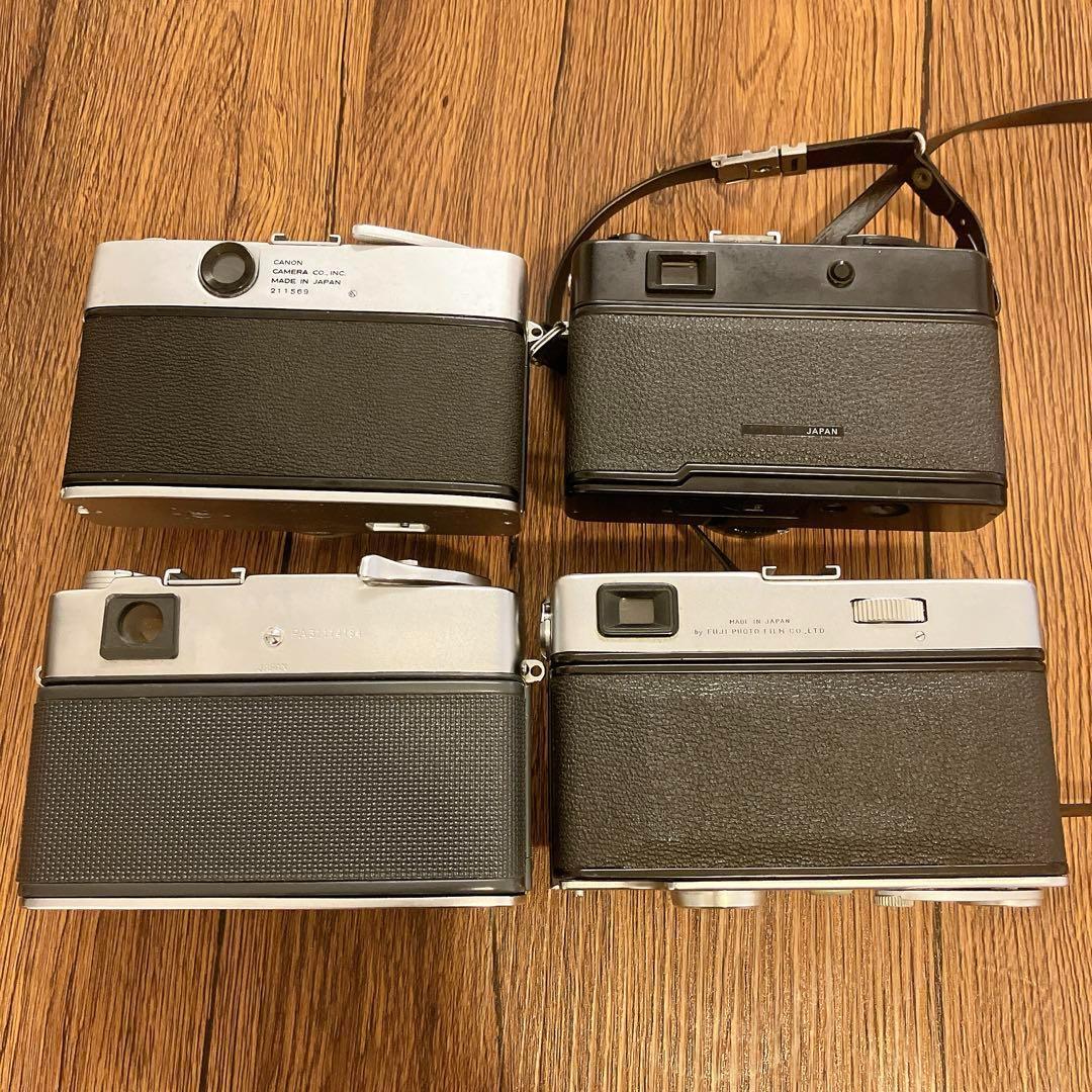 【ジャンク】フィルムカメラ 4台 まとめ　Canon YASHICA FUJI