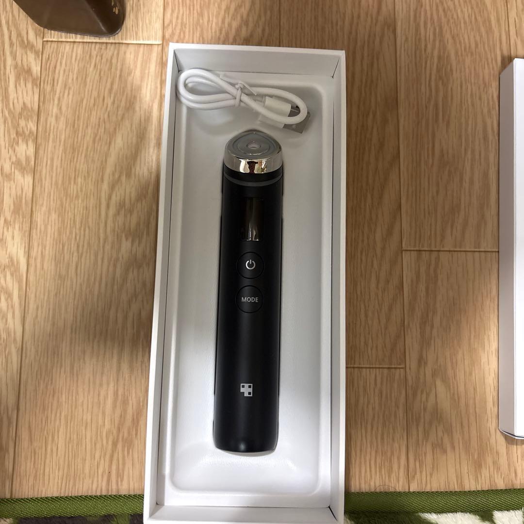 美顔器 ブラック 充電ケーブル付き