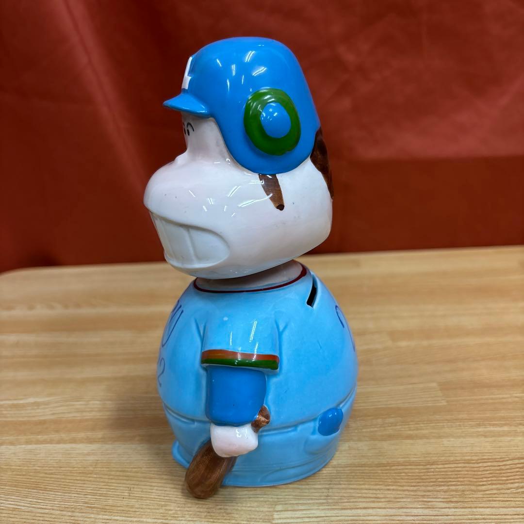 当時物 レトロ がんばれ タブチくん 首振り 陶器 貯金箱