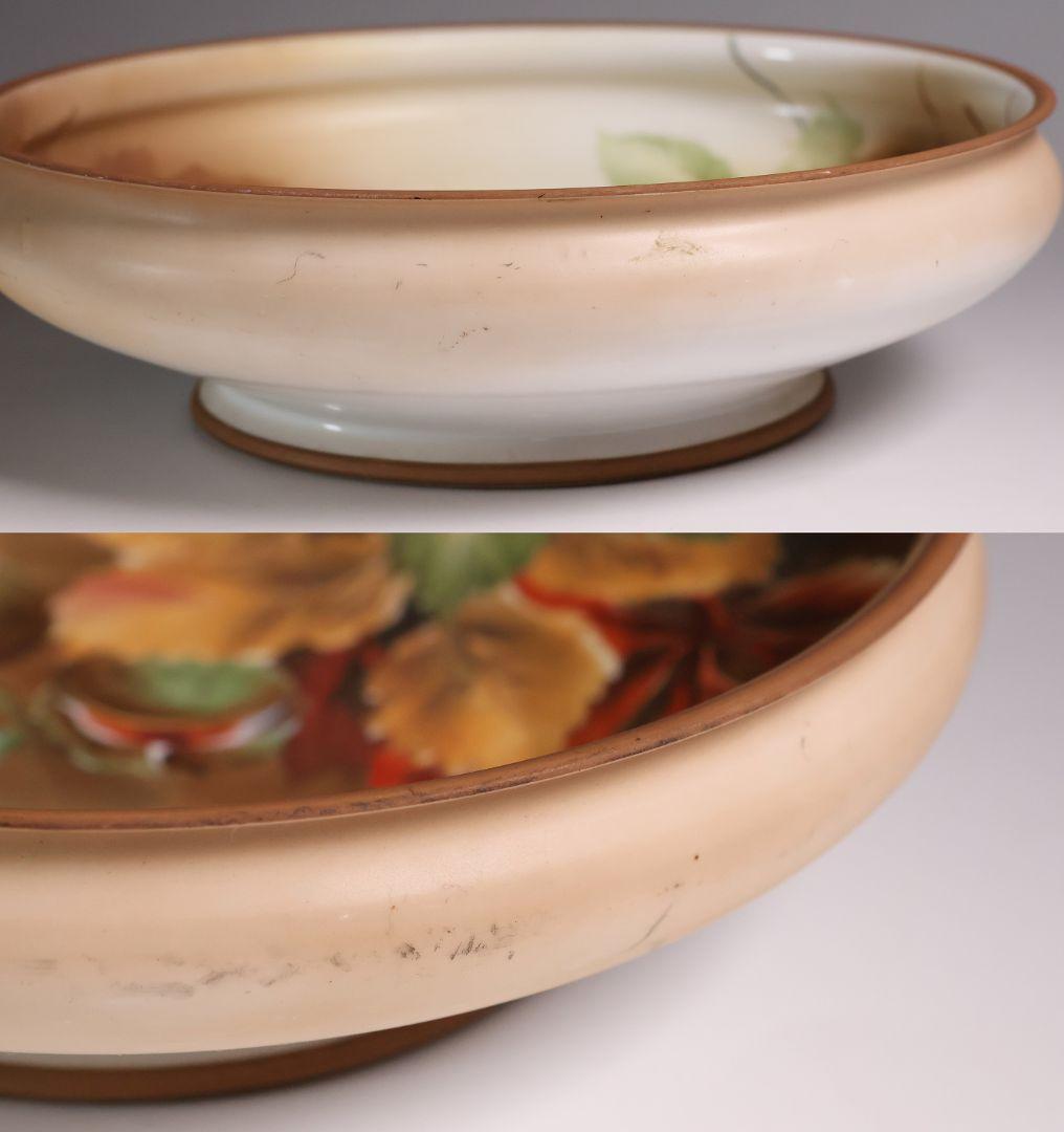【CM292】オールドノリタケ 栗 鉢 皿 明治 菓子器 ボウル 日本 陶磁器