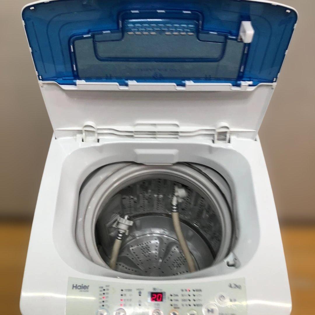 Haier 全自動洗濯機 JW-K42M 洗濯機 動作確認済 12952-2