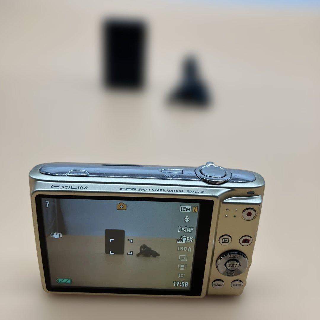 【動作良好】CASIO EXILIM EX-Z400 コンパクトデジタルカメラ