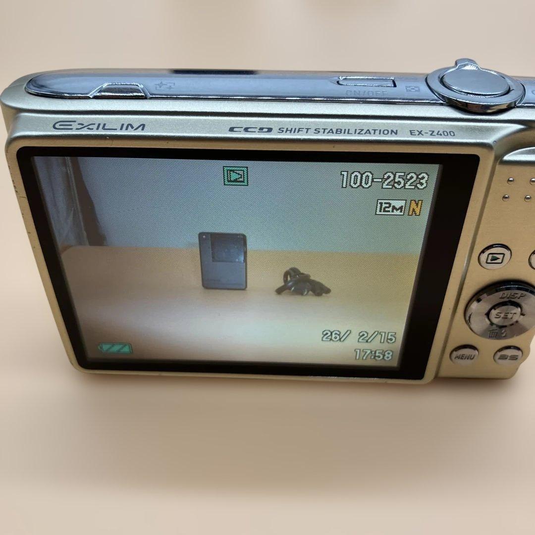 【動作良好】CASIO EXILIM EX-Z400 コンパクトデジタルカメラ