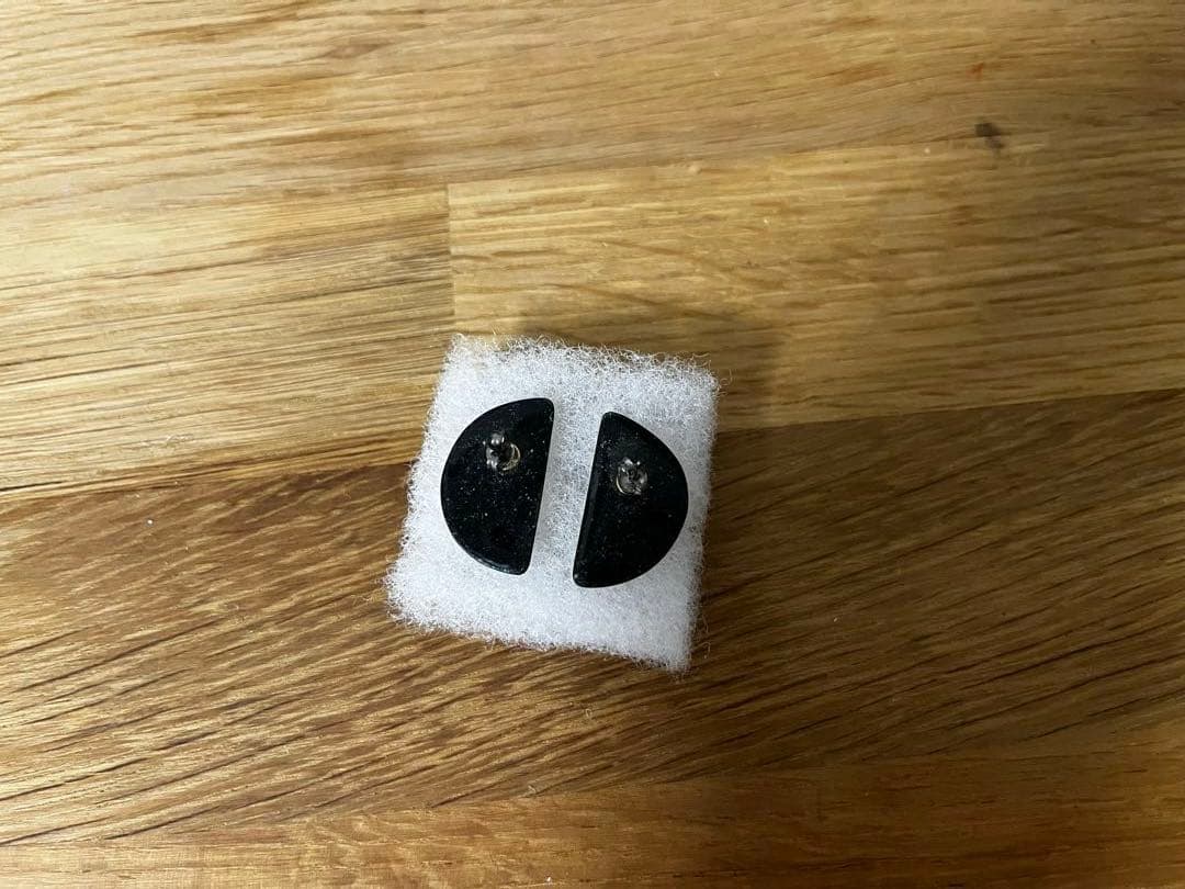 【美品】Kimoto さん　七宝焼焼き　イエローピアス　作家物 箱付き