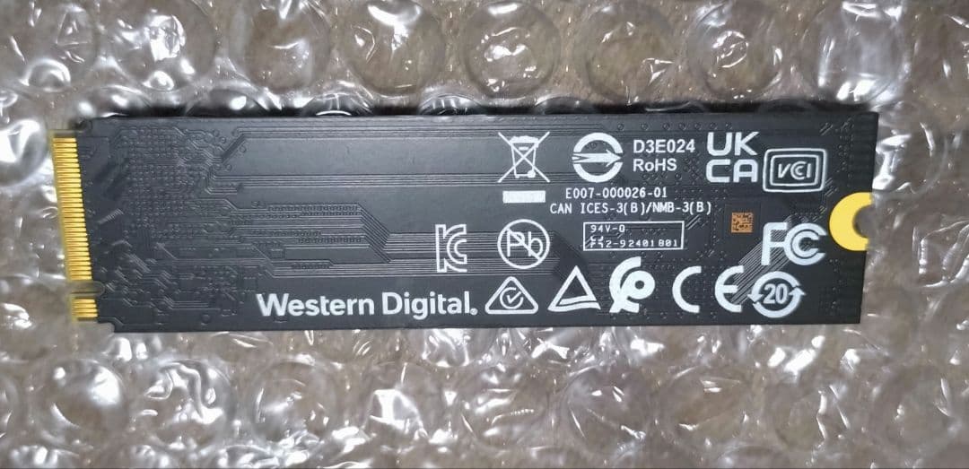 t*i様 ジャンク SSD WD Blue SN580 1TB　NVMe M.2