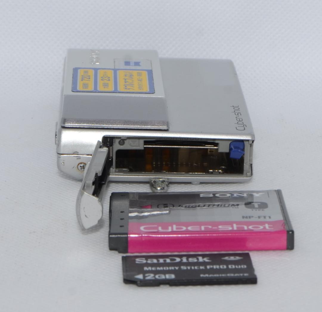 SONY ソニー Cyber-shot DSC-T10 シルバー (動作確認済)