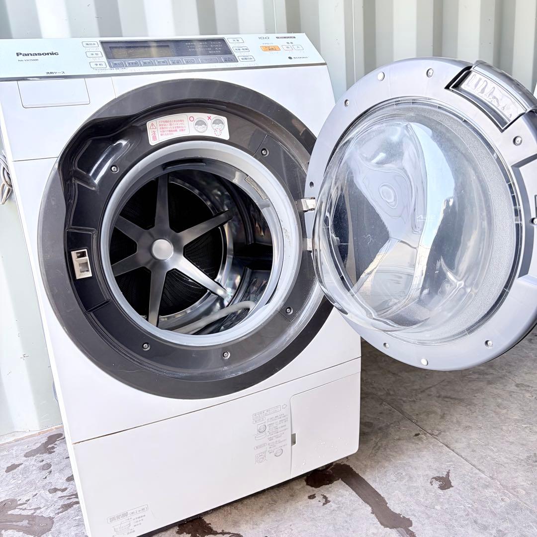 運搬取付無料！完動15年製純正Panasonic大容量パワフルドラム洗濯乾燥機！