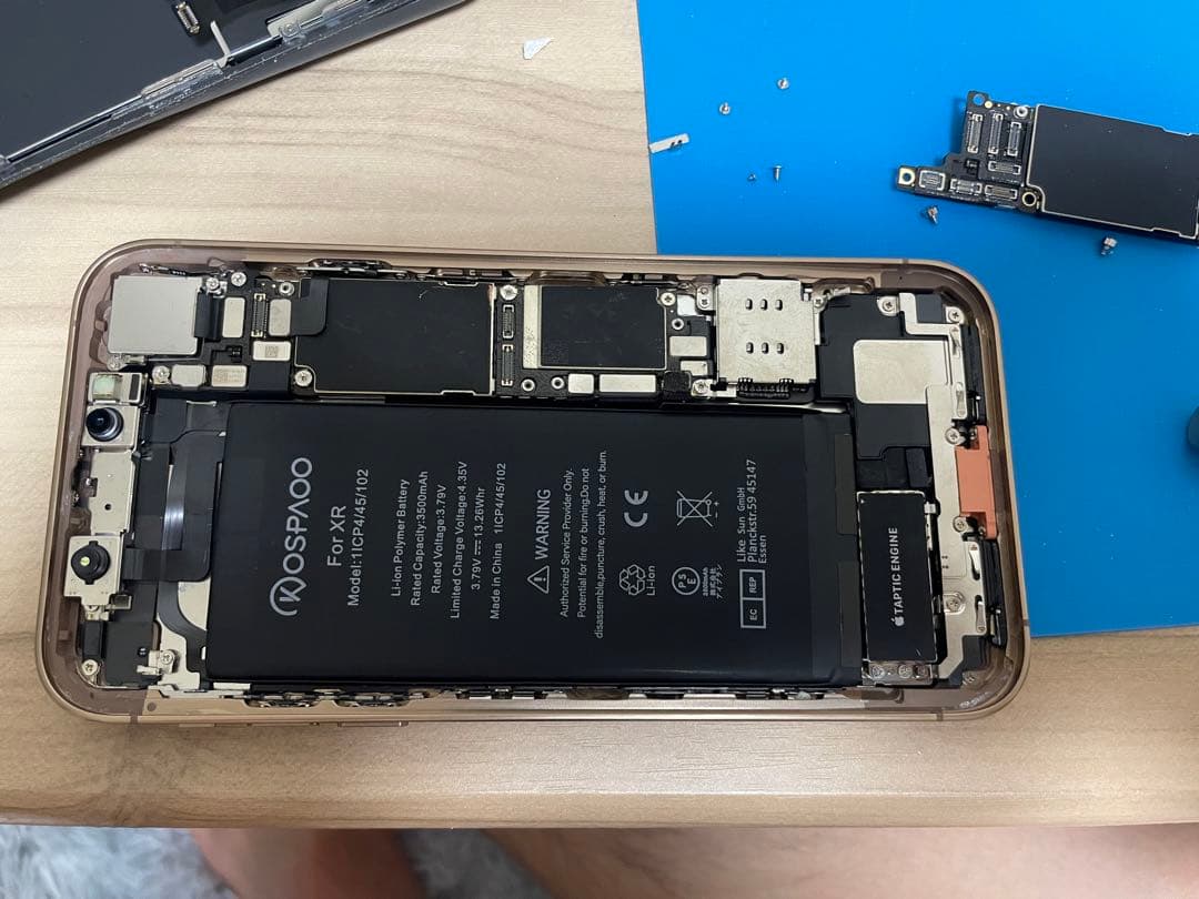 iPhone XR 64GB 16 Pro Max風チタンゴールドカスタム