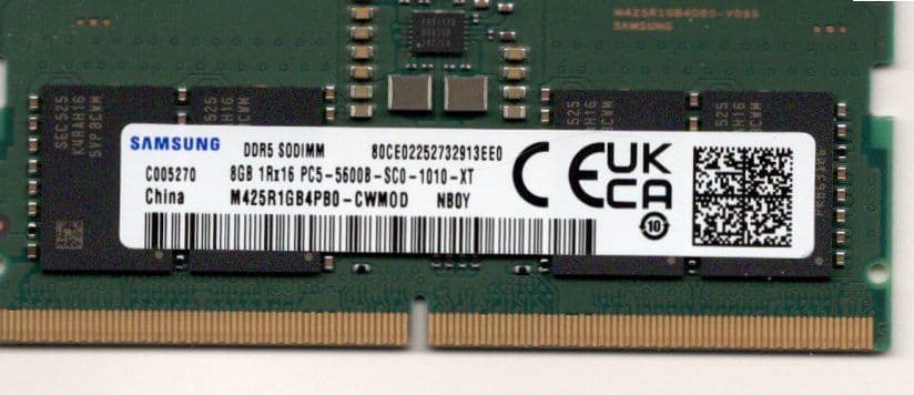 HP Samsung 8GB PC5-5600 メモリ