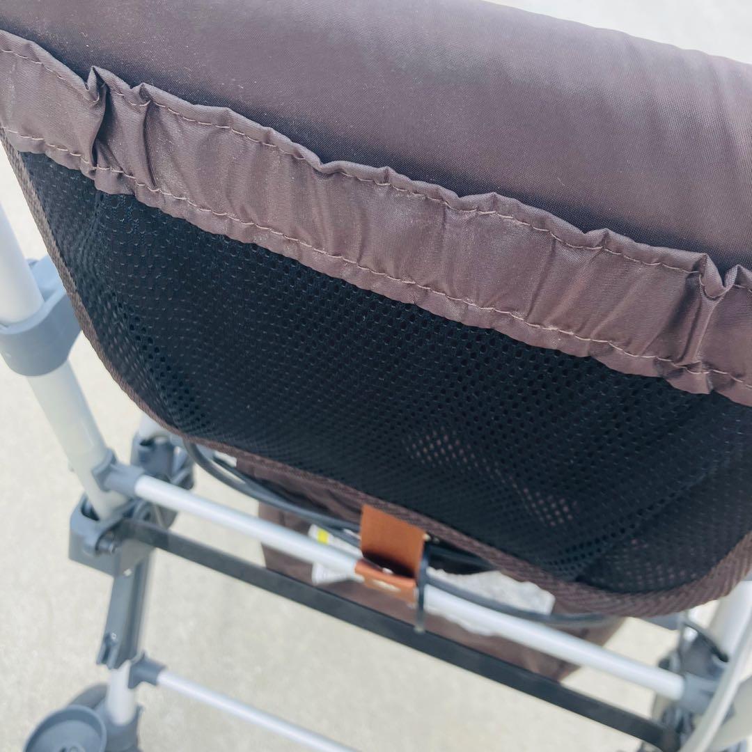 【美品】マキテックシルバーカー　前輪2way ハンドル5段調整　座れるタイプ