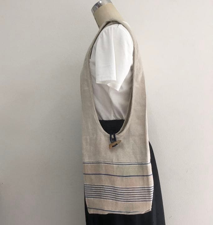 麻ショルダーバック【新品　ハンドメイド】