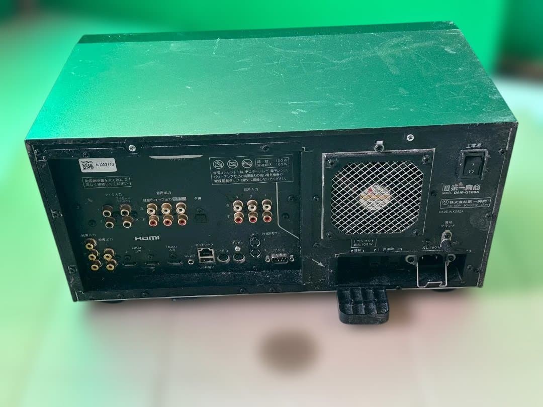 の*あ様 第一興商 DAM-G100X Cyber DAM HD ひび割れ画面