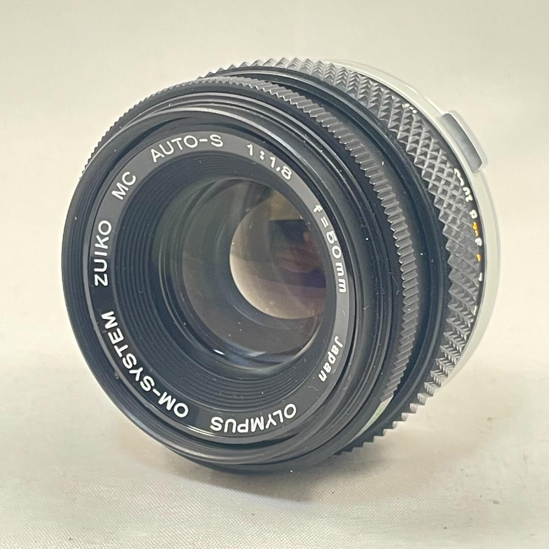 美品 OLYMPUS OM-10 マニュアルアダプター付 50mm f1.8