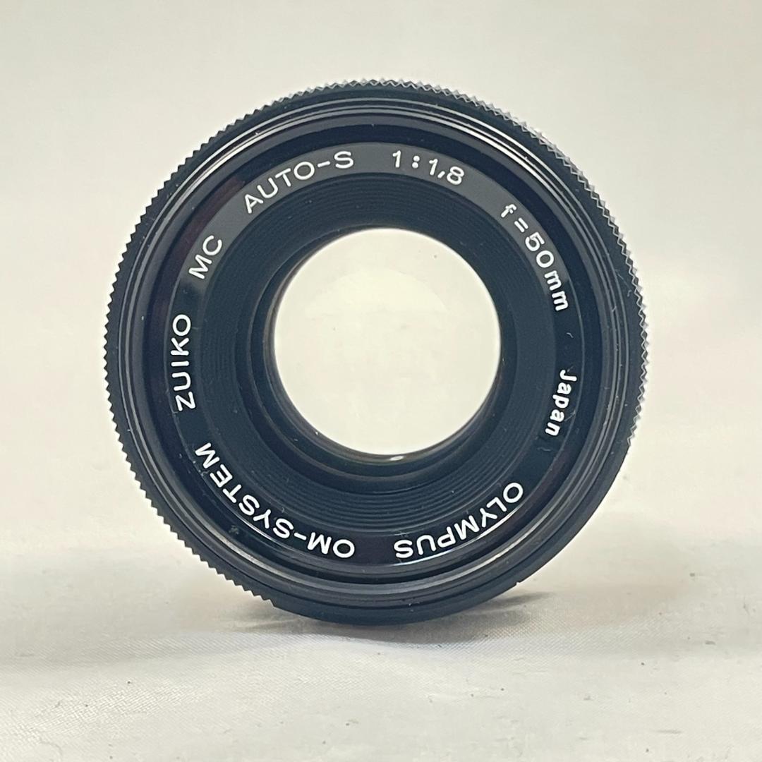 美品 OLYMPUS OM-10 マニュアルアダプター付 50mm f1.8