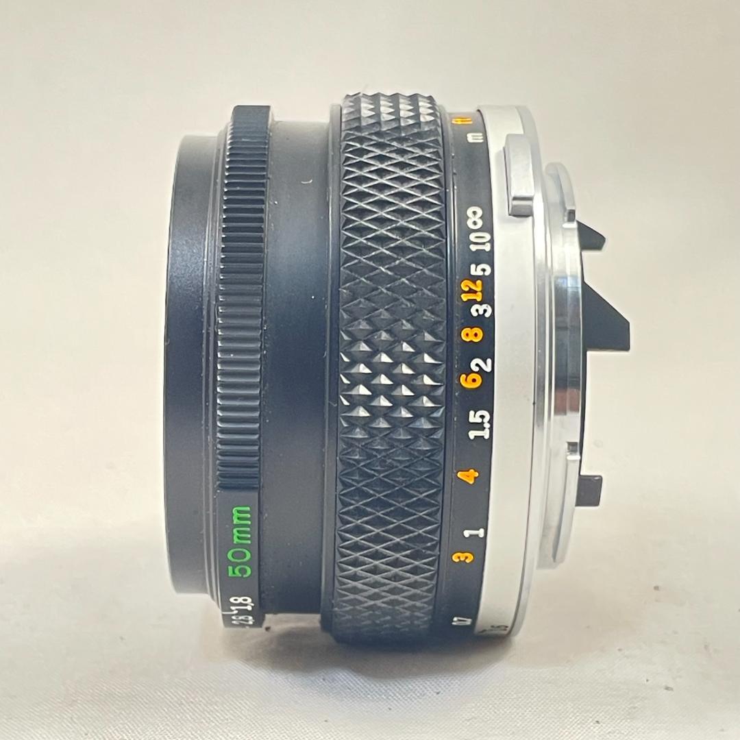 美品 OLYMPUS OM-10 マニュアルアダプター付 50mm f1.8