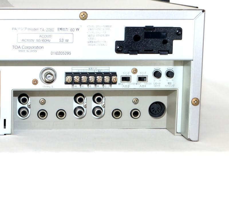 匿名配送☆TOA 卓上型アンプ 60W 5局 TA-2060
