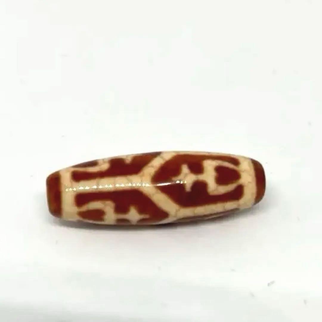高品質玉髄 亀甲宝瓶天珠