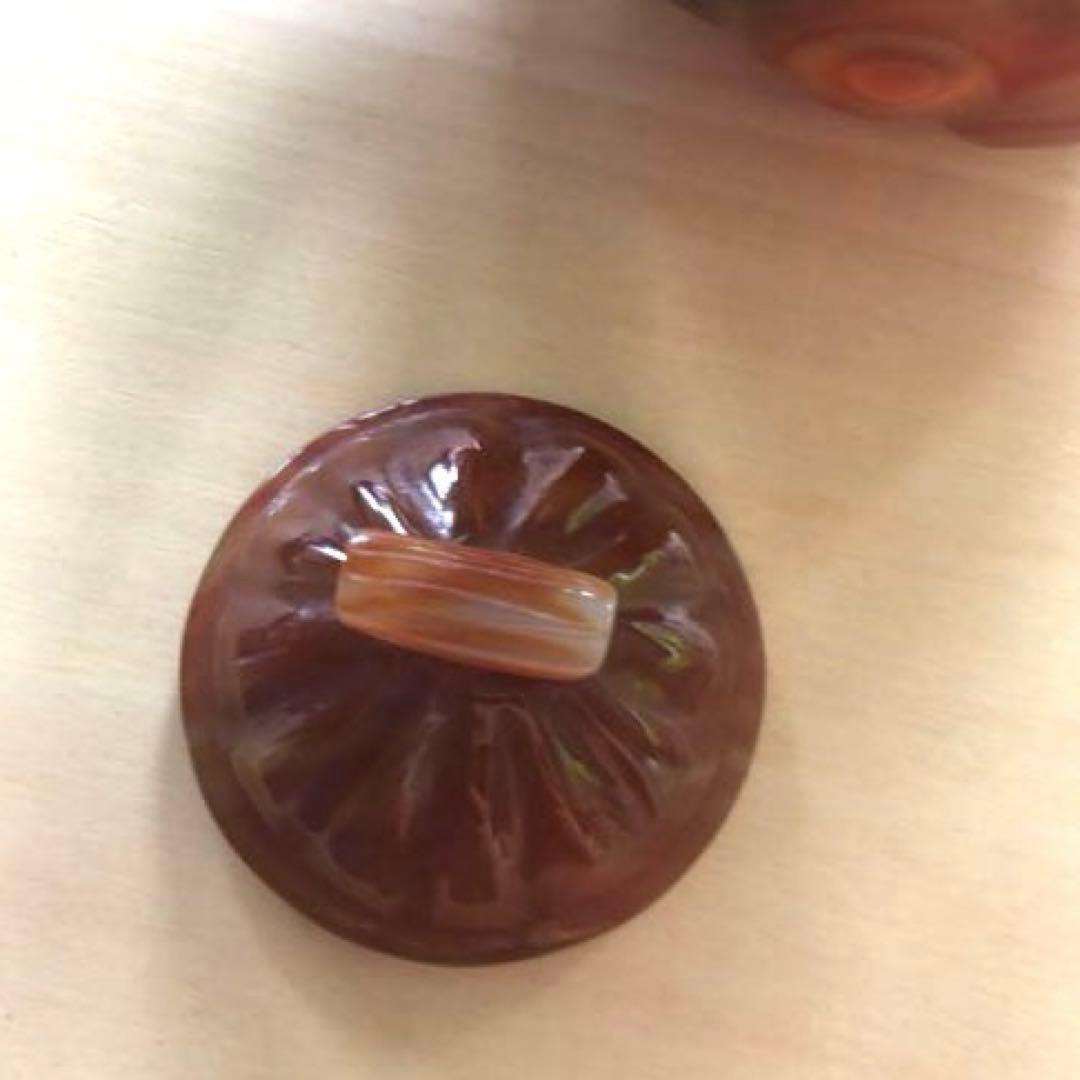 瑪瑙メノウ 茶器 急須　水差し インテリア 置物　未使用品