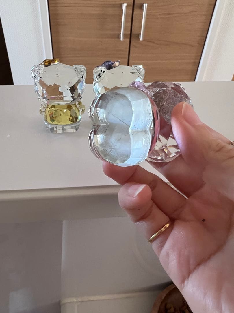 SWAROVSKI キティーちゃん 3つの置物