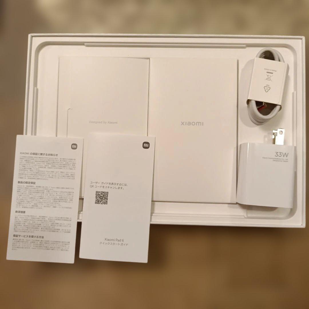 美品★Xiaomi Pad ６＋純正ケース＆FOAMケース＋元箱・付属品一式