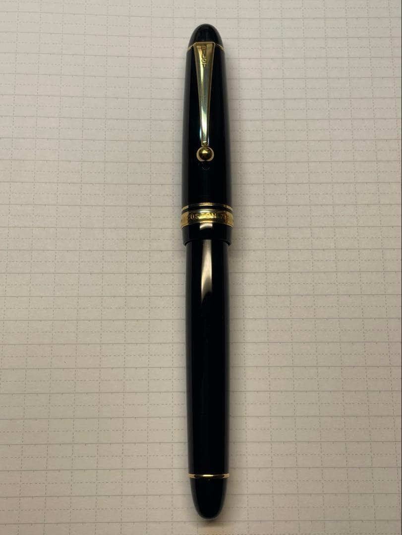 Pilot Custom 742 万年筆 黒 F 細字