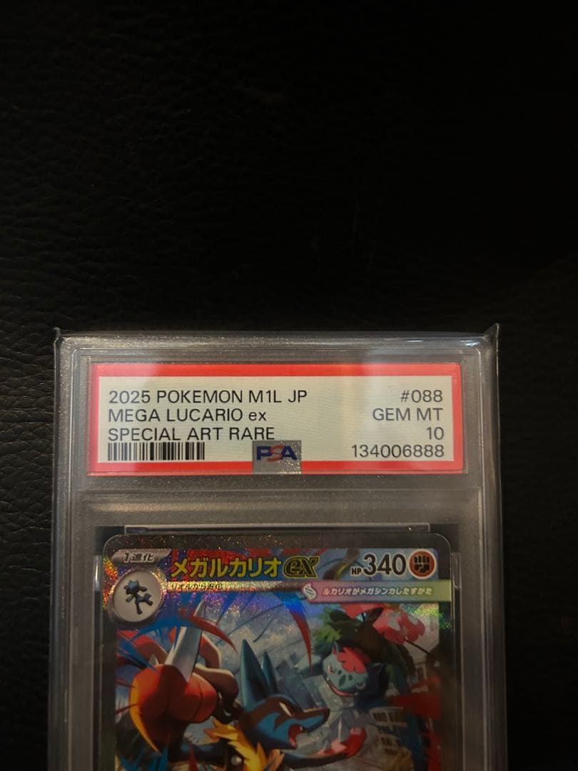 2025 ポケモン M1Lメガルカリオex PSA10 SAR 088 063