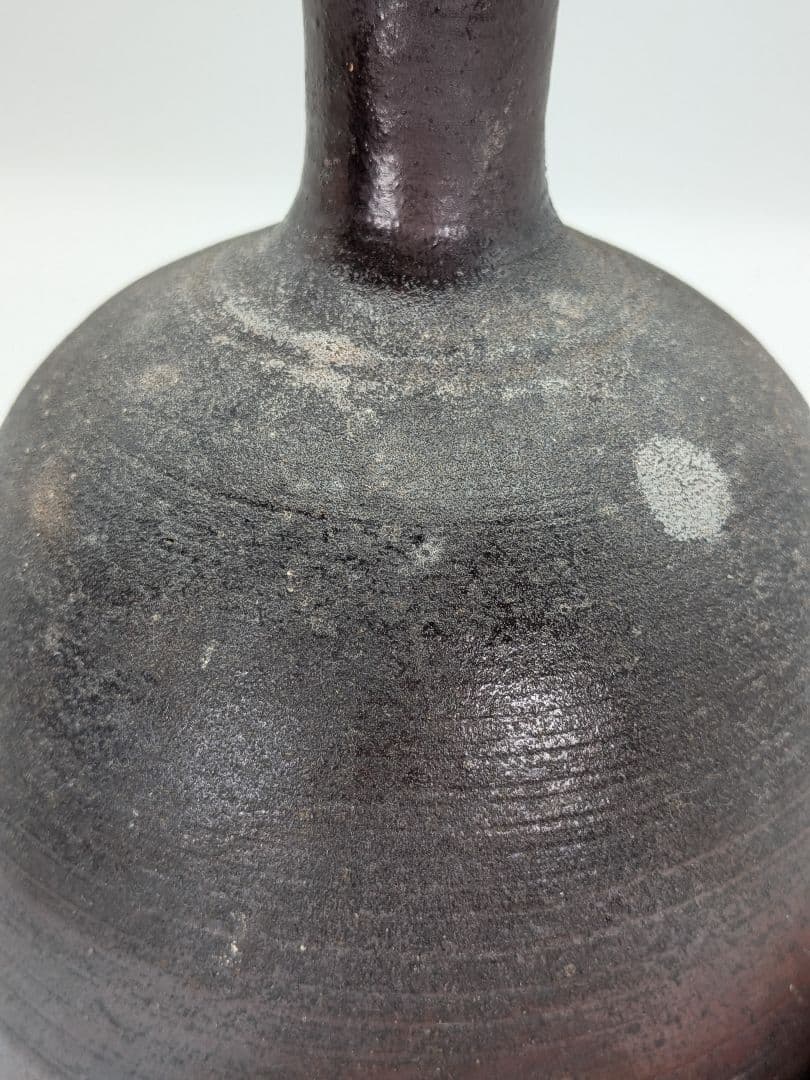 古備前写徳利花入 備前焼 花器 フラワーベース 花瓶 花生 一輪挿し 置物 在銘