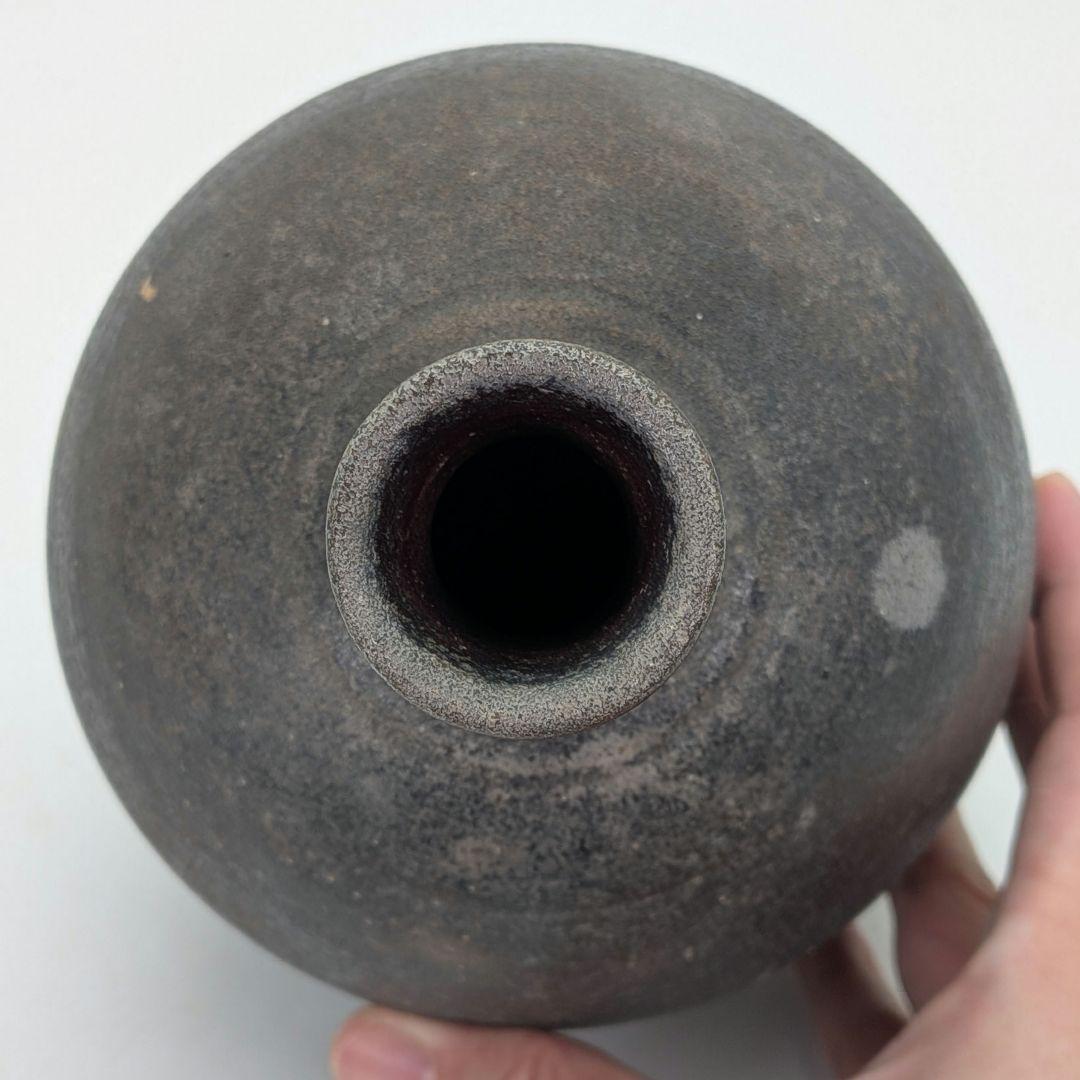 古備前写徳利花入 備前焼 花器 フラワーベース 花瓶 花生 一輪挿し 置物 在銘