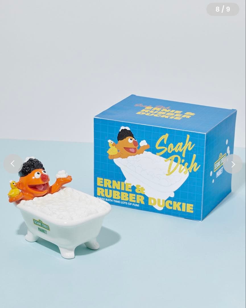 【新品】セサミストリート バートとアーニー ソープディスペンサーセット